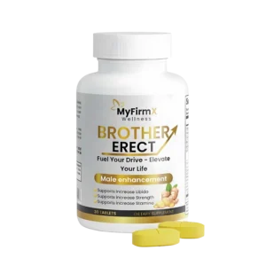 BrotherErect Daily Stamina and Confidence Support supplement bottle by Menland