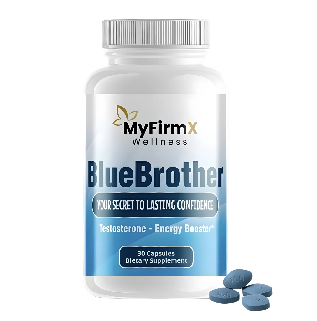 BlueBrother Vitality Supplement bottle by Menland